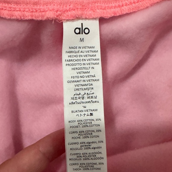 ALO Yoga neon Pink bubblegum Athletic accolade Shorts - Picture 10 of 11